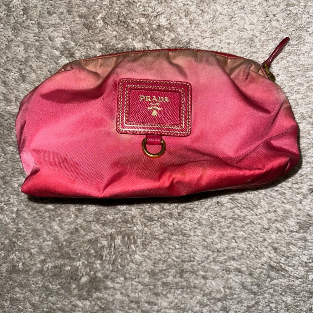Prada cosmetic bag